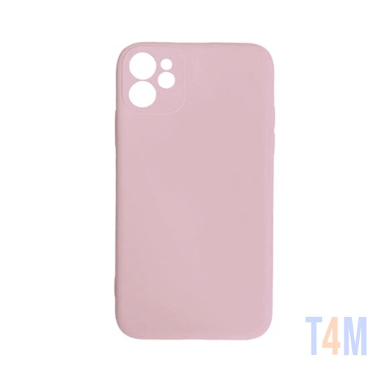 Funda de Silicona Suave para Apple iPhone 12 Rosa